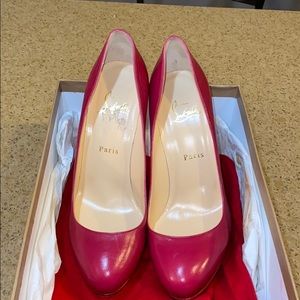 Pink Christian louboutin 120 Filo Heels